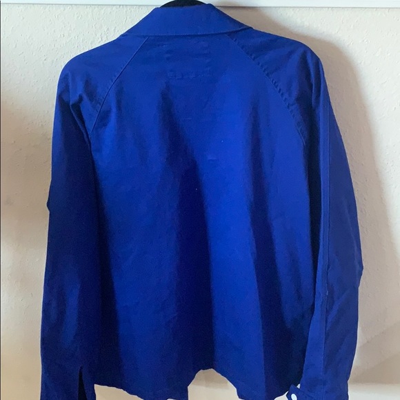 Xl blue button up Shirt/ Jacket - Picture 2 of 2